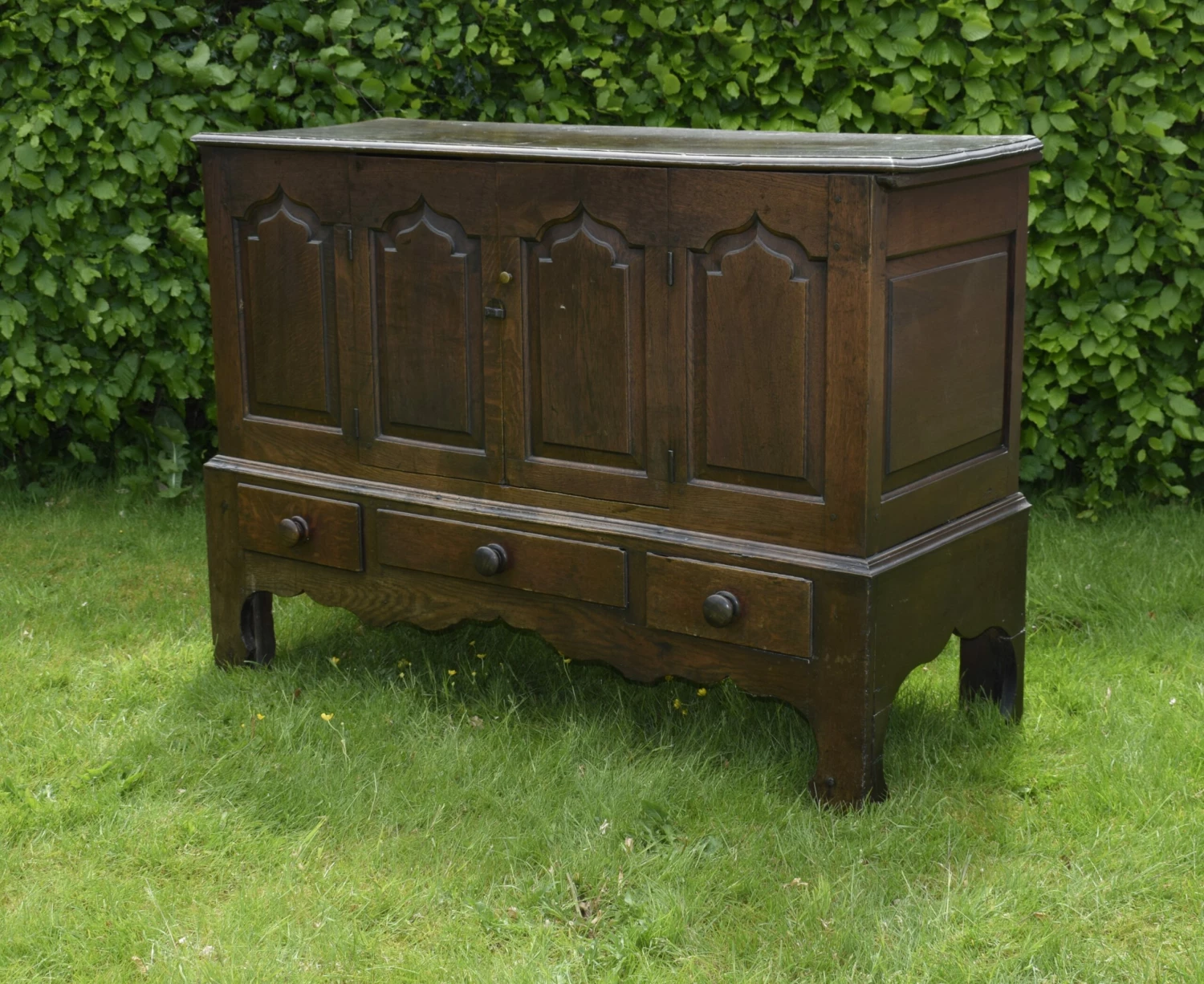 17th Century Oak Court Cupboard 1 17th Century Oak Court Cupboard