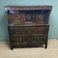 Unknown 17th Century Period Oak Antique Court Cupboard -Storage Furniture Sales 2024 17th century period oak antique court cupboard sku94424344 0 3