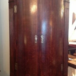 Front Page 39 18th Century Bow Front Corner Cupboard