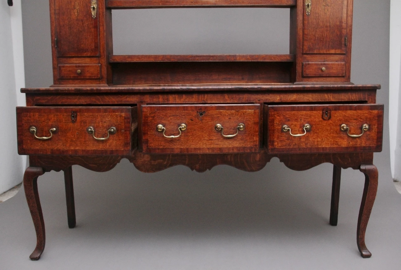 18th Century Country Oak Dresser And Rack 7 18th Century Country Oak Dresser And Rack - Image 7