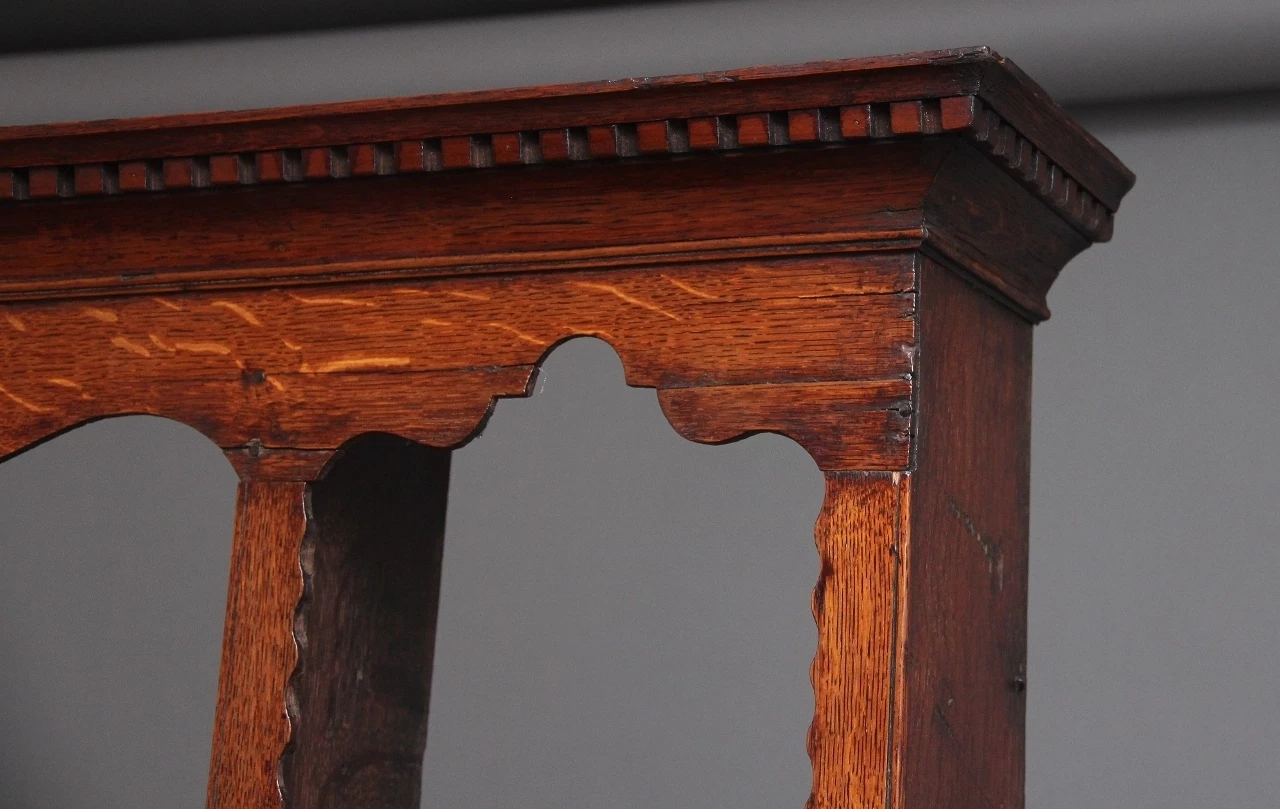 18th Century Country Oak Dresser And Rack 10 18th Century Country Oak Dresser And Rack - Image 10