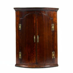 Unknown 18th Century Oak Corner Cupboard