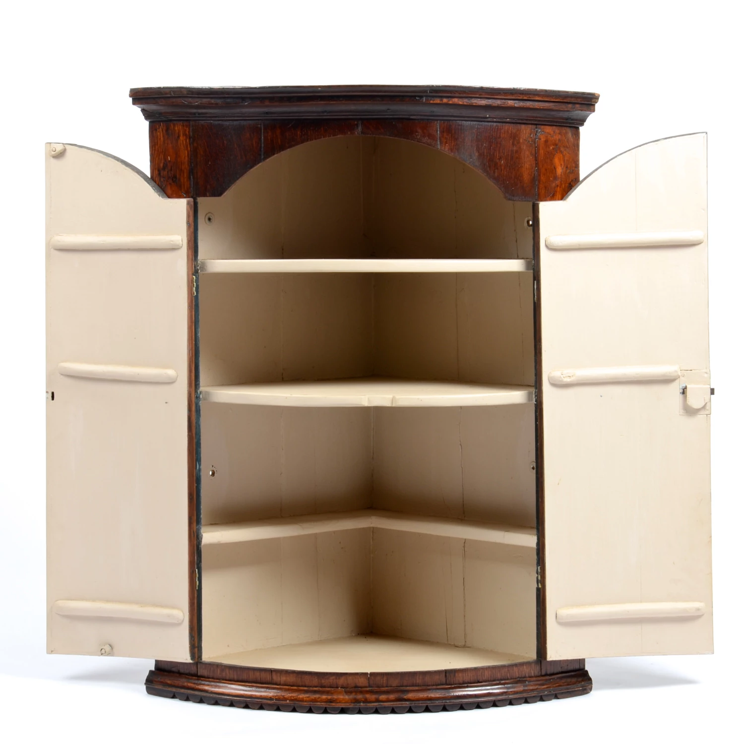 Unknown 18th Century Oak Corner Cupboard 4 Unknown 18th Century Oak Corner Cupboard - Image 4