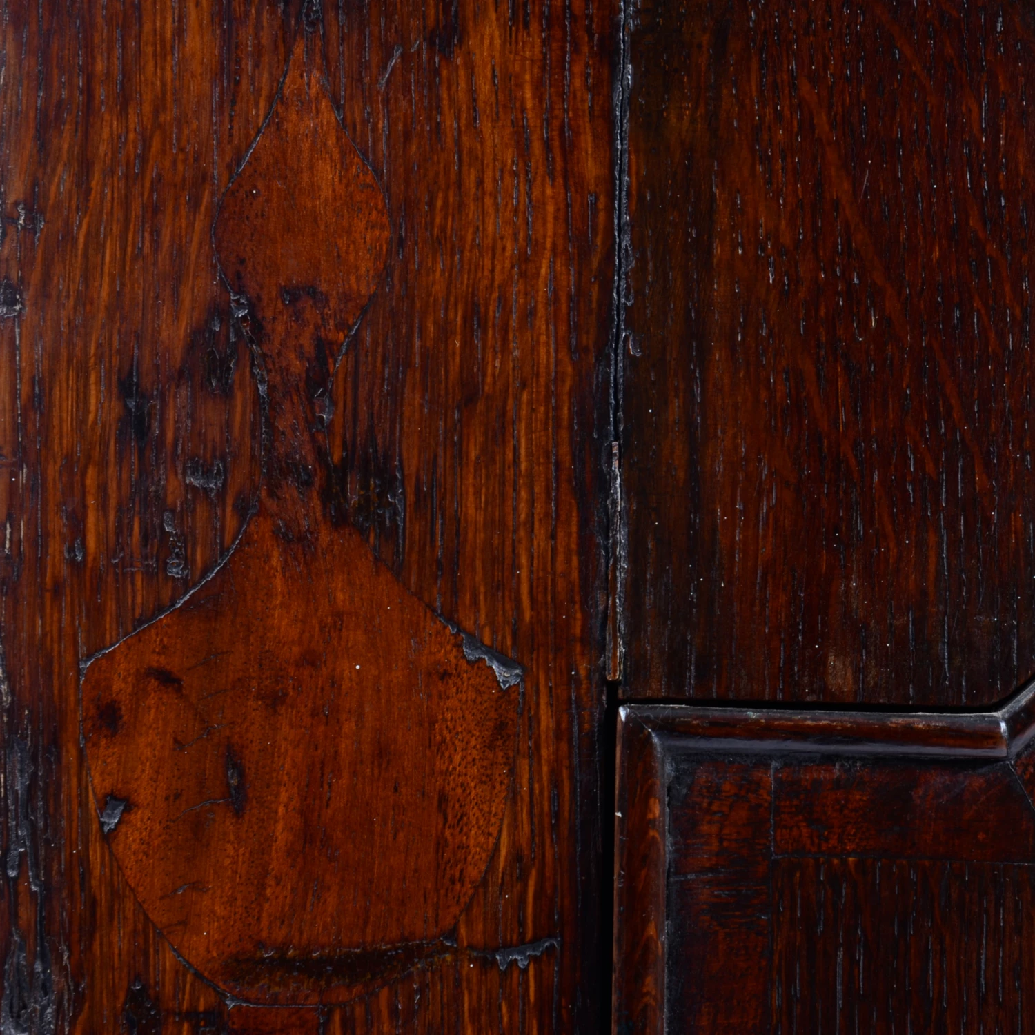 Unknown 18th Century Oak Corner Cupboard 5 Unknown 18th Century Oak Corner Cupboard - Image 5