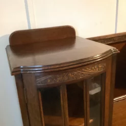 Unknown 1930’s Carved Oak Art Deco Glazed Library Book Case Bureau. Heavy. Good Quality. -Storage Furniture Sales 2024 1930 s carved oak art deco glazed library book case bureau heavy good quality sku76056171 0 4