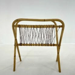 Unknown 1930's Foldable Bomboo Magazine Holder -Storage Furniture Sales 2024 1930 s foldable bomboo magazine holder sku57189672 0 9