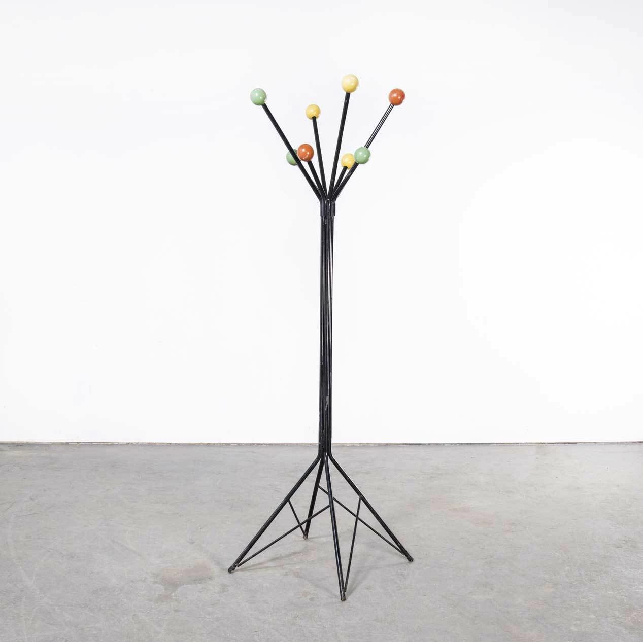 Unknown 1950’s French Geometric Coat Rack 1 Unknown 1950’s French Geometric Coat Rack