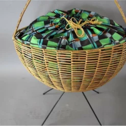 1950s Sewing Basket In Wicker With Original Fabric -Storage Furniture Sales 2024 1950 s sewing basket in wicker with original fabric db607d52 cba6 4210 97c1 8ebff6483d3b 0 3