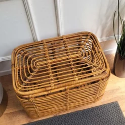 1960s Italian Bamboo Rattan Bohemian French Riviera Basket Container -Storage Furniture Sales 2024 1960s italian bamboo rattan bohemian french riviera basket container sku50652136 0 5