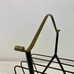 1960s Italian Black Metal And Brass Magazine Rack -Storage Furniture Sales 2024 1960s italian black metal and brass magazine rack sku49496210 0 4 scaled