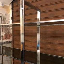 1970s Mid Century Modern Metal And Smoked Glass Italian Bookcase -Storage Furniture Sales 2024 1970s mid century modern metal and smoked glass italian bookcase sku90978950 0 8