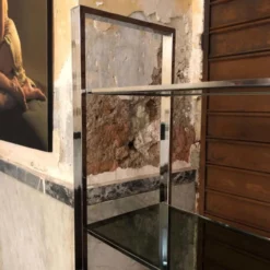 1970s Mid Century Modern Metal And Smoked Glass Italian Bookcase -Storage Furniture Sales 2024 1970s mid century modern metal and smoked glass italian bookcase sku90978950 0 9