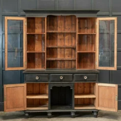 Unknown 19th C Large Oak Ebonised Welsh Dresser -Storage Furniture Sales 2024 19th c large oak ebonised welsh dresser 0 1
