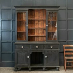 Unknown 19th C Large Oak Ebonised Welsh Dresser -Storage Furniture Sales 2024 19th c large oak ebonised welsh dresser 0 12