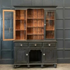 Unknown 19th C Large Oak Ebonised Welsh Dresser -Storage Furniture Sales 2024 19th c large oak ebonised welsh dresser 0 3