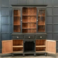 Unknown 19th C Large Oak Ebonised Welsh Dresser -Storage Furniture Sales 2024 19th c large oak ebonised welsh dresser 0 5
