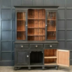 Unknown 19th C Large Oak Ebonised Welsh Dresser -Storage Furniture Sales 2024 19th c large oak ebonised welsh dresser 0 6