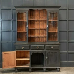 Unknown 19th C Large Oak Ebonised Welsh Dresser -Storage Furniture Sales 2024 19th c large oak ebonised welsh dresser 0 7