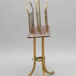 19th Century Brass And Mahogany Magazine Rack 7 19th Century Brass And Mahogany Magazine Rack -Storage Furniture Sales 2024 19th century brass and mahogany magazine rack 0 1