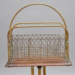19th Century Brass And Mahogany Magazine Rack 10 19th Century Brass And Mahogany Magazine Rack -Storage Furniture Sales 2024 19th century brass and mahogany magazine rack 0 4