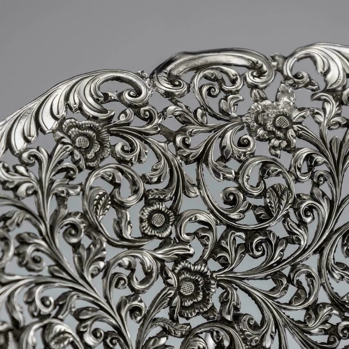 19th Century Indian Cutch Solid Silver Basket, Circa 1880 12 19th Century Indian Cutch Solid Silver Basket, Circa 1880 - Image 12