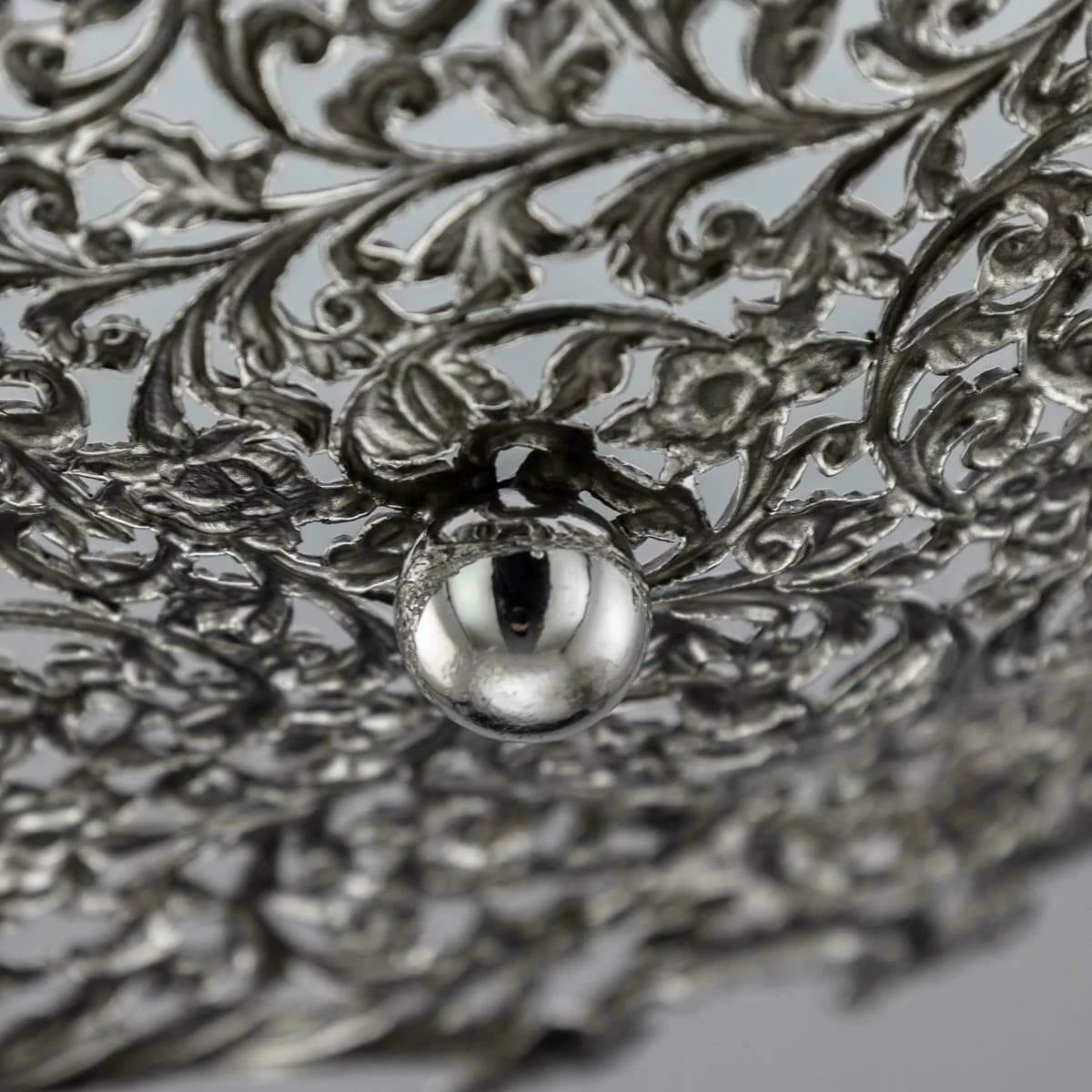 19th Century Indian Cutch Solid Silver Basket, Circa 1880 14 19th Century Indian Cutch Solid Silver Basket, Circa 1880 - Image 14