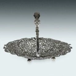 19th Century Indian Cutch Solid Silver Basket, Circa 1880 17 19th Century Indian Cutch Solid Silver Basket, Circa 1880 -Storage Furniture Sales 2024 19th century indian cutch solid silver basket circa 1880 sku46881421 0 3
