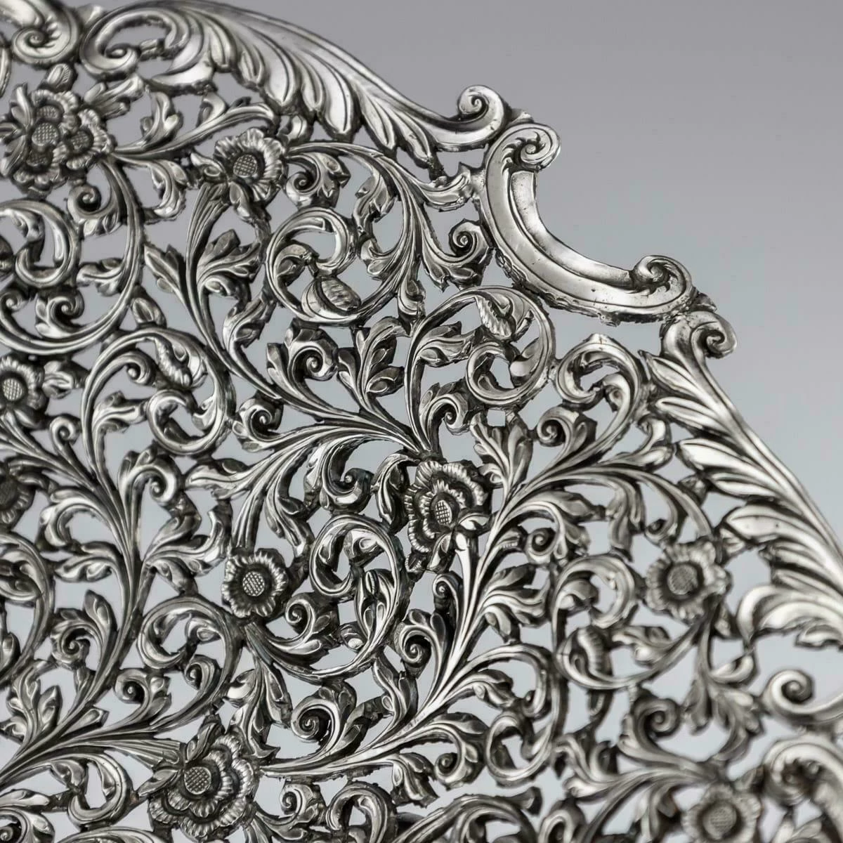 19th Century Indian Cutch Solid Silver Basket, Circa 1880 7 19th Century Indian Cutch Solid Silver Basket, Circa 1880 - Image 7