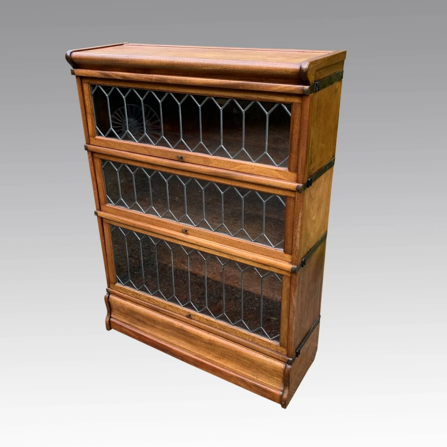 Unknown 19th Light Oak Globe Wernicke Solicitors Bookcase 7 Unknown 19th Light Oak Globe Wernicke Solicitors Bookcase - Image 7