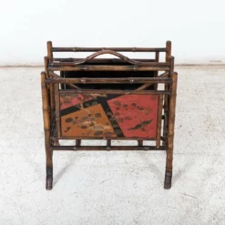 19thc English Chinoiserie Bamboo Magazine Rack -Storage Furniture Sales 2024 19thc english chinoiserie bamboo magazine rack sku92276654 0 3