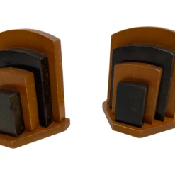 2 Wooden Bookends Minimalist Design -Storage Furniture Sales 2024 2 wooden bookends minimalist design sku93545090 0 1