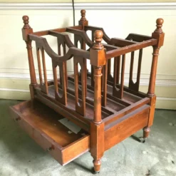 Unknown 20th Century Mahogany Magazine Rack -Storage Furniture Sales 2024 20th century mahogany magazine rack sku48356173 0 2