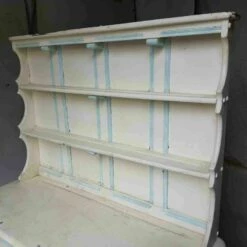 Unknown 20thc Painted Cream 2 Door Kitchen Dresser W/Plate Rack -Storage Furniture Sales 2024 20thc painted cream 2 door kitchen dresser w plate rack sku97756529 0 2