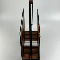 Unknown 60's 70's Newspaper Holder Magazine Racks R Metal Teak Mid Century Design -Storage Furniture Sales 2024 60 s 70 s newspaper holder magazine racks r metal teak mid century design sku86740688 0 8