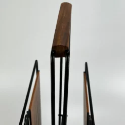 Unknown 60's 70's Newspaper Holder Magazine Racks R Metal Teak Mid Century Design -Storage Furniture Sales 2024 60 s 70 s newspaper holder magazine racks r metal teak mid century design sku86740688 0 9