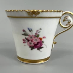 A C.1820 Chamberlain Worcester Eagle Head Finial Bucket Can