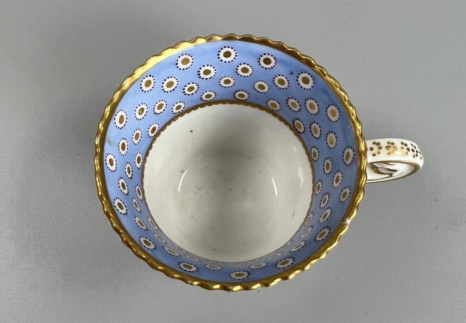 A C.1820 Chamberlain Worcester Eagle Head Finial Bucket Can 4 A C.1820 Chamberlain Worcester Eagle Head Finial Bucket Can - Image 4