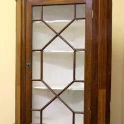 A Fine Georgian Mahogany Corner Cupboard