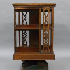 A Fine Quality Inlaid Revolving Bookcase 11 A Fine Quality Inlaid Revolving Bookcase -Storage Furniture Sales 2024 a fine quality inlaid revolving bookcase 0 5