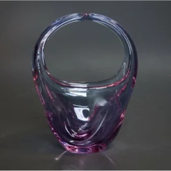 A Glass Basket, Czechoslovakia, 1960s