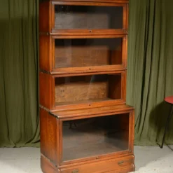 Unknown A Golden Oak Sectional Glazed Barristers Bookcase Globe Wernicke Type C.1920 -Storage Furniture Sales 2024 a golden oak sectional glazed barristers bookcase globe wernicke type c 1920 sku75984194 0 5
