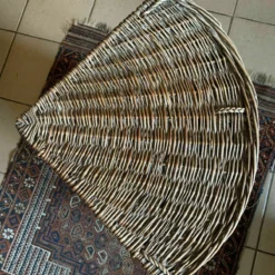 A Good Stylish Midcentury Cane Corner Basket -Storage Furniture Sales 2024 a good stylish midcentury cane corner basket sku65504206 0 2