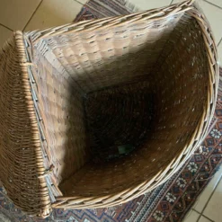 A Good Stylish Midcentury Cane Corner Basket -Storage Furniture Sales 2024 a good stylish midcentury cane corner basket sku65504206 0 3