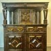 A Rare & Beautiful 140 Year Old Victorian Antique Oak Court Cupboard. C1880