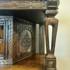 A Rare & Beautiful 140 Year Old Victorian Antique Oak Court Cupboard. C1880 -Storage Furniture Sales 2024 a rare beautiful 140 year old victorian antique oak court cupboard c1880 sku12981392 0 17