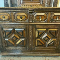 A Rare & Beautiful 140 Year Old Victorian Antique Oak Court Cupboard. C1880 -Storage Furniture Sales 2024 a rare beautiful 140 year old victorian antique oak court cupboard c1880 sku12981392 0 4