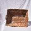 A Small French Wicker Laundry Basket