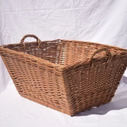 A Small French Wicker Laundry Basket -Storage Furniture Sales 2024 a small french wicker laundry basket sku97851639 0 2