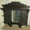 Unknown A Victorian Carved Oak Hall Mirror With Hat And Coat Hooks
