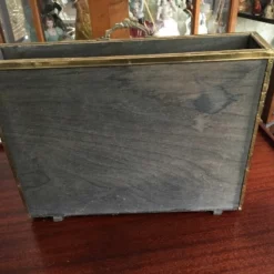 A Vintage Brass Magazine Rack -Storage Furniture Sales 2024 a vintage brass magazine rack sku83771747 0 3